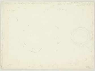 Plane-table surveys: dun at Strathgarry; dun at Allt Druidhe.