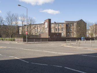 View from south east, looking across St George's Cross to the subway station