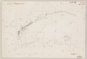 Plane-table survey of Torwoodlee Broch, sheet 3.