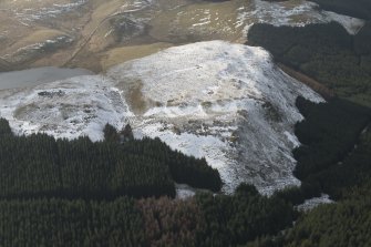 General oblique aerial view of Dumglow, looking WNW.