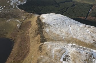 Oblique aerial view of Dumglow, looking NW.