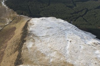 Oblique aerial view of Dumglow, looking WNW.