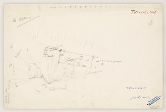 Plane-table survey of Tushielaw Tower.