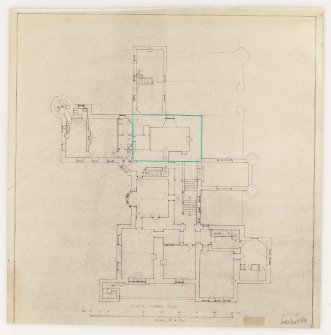 First floor plan of Skene House.