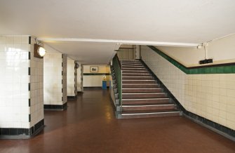 Interior. View of west staircase, ground floor.