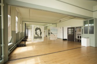 Interior. View of first floor temporary exhibition room.