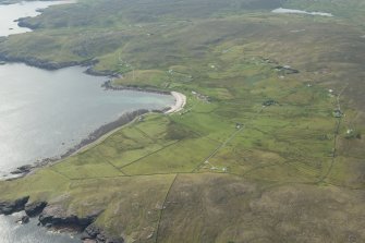 Oblique aerial view of Culkein Township, looking SW.