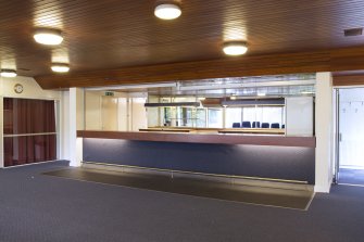 Interior. Ground Floor. Lounge. View of bar from North West.