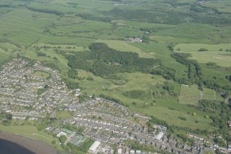 Oblique aerial view of Kirkcudbright Golf Course, looking to the ESE.