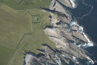 Oblique aerial view of St Mary's Chapel, looking to the WSW.