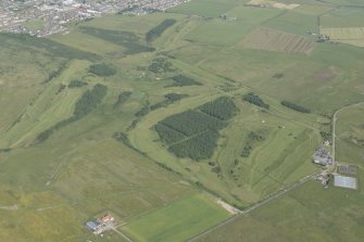 Oblique aerial view of Thurso Golf Course, looking to the ESE.