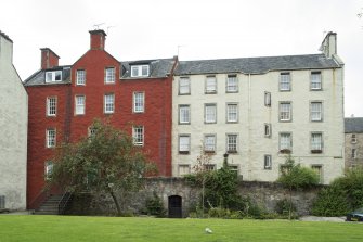View of 1 and 2 Chessel's Court, 242-244 Canongate, Edinburgh, from E.
