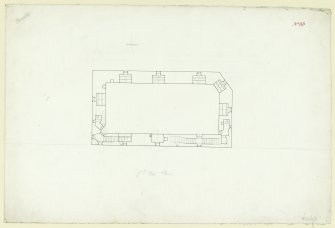 Second floor plan of Carrick Castle.