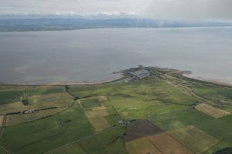 General oblique aerial view of Southerness, looking S.