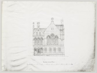 Elevation to Castle Street
Orig. Burgh Architects Office 11 High St. Inverness