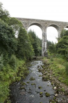 View from footbridge to west