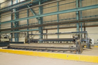 Interior. Central Yard, Steel preparation workshop, North Bay, West End (1906). View of Panel Production Line. (installed 1995).