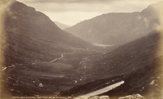 General view of Glen Croe.
Titled 'Looking down Glencroe from the Rest and be Thankful. 1431 G.W.W.'
PHOTOGRAPH ALBUM No.33: COURTAULD ALBUM.