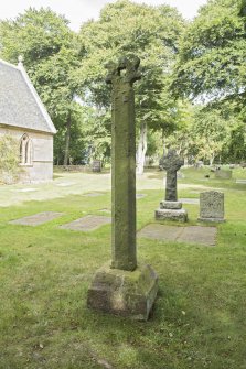 View of west face of cross.