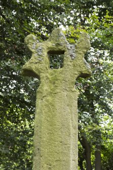 Detail of east face of head of cross.