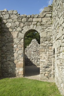 South range. Arched entrance from south.