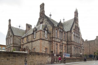 General view of Milton House School, 86 Canongate, Edinburgh, from NE.