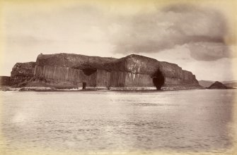 General view of Staffa
Titled: 'Island of Staffa, 2454 G.W.W.'
PHOTOGRAPH ALBUM No.33: COURTAULD ALBUM.