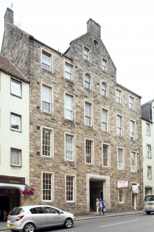 General view of front elevation of 238-244 Canongate, Edinburgh, from NE.