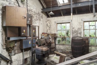 Interior. General view of power station/turbine house.