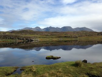 General shot from Loch na h-Airde to the Cuillin.
