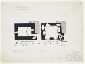 Plans, first and ground floor.