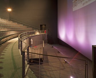 Interior. General view of 'orchestra pit' in cinema.