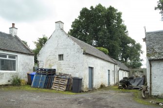 General view of Dalmore Stables Cottage and buildings.