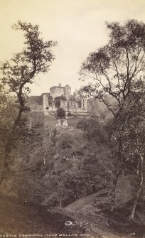 Distant view of castle.
Titled: 'Castle Campbell, near Dollar, 260 J.V.'
PHOTOGRAPH ALBUM NO.33: COURTAULD ALBUM