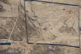 Oblique aerial view of Handa, looking SE.