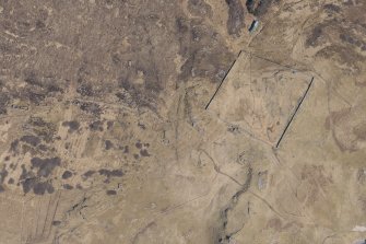 Oblique aerial view of Handa, looking NNE.