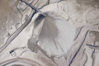 Oblique aerial view of Glensanda Quarry, looking NE.