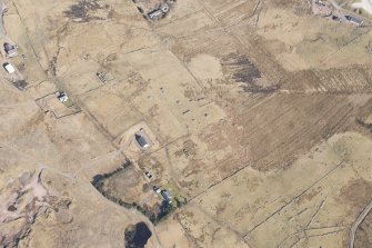 Oblique aerial view of Culkein, looking N.