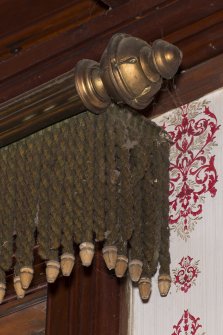 Ground FloorDetail of pelmet in Dining Room.