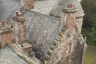 General view of roof from Observatory looking southeast.