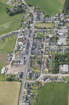 Oblique aerial view of Rhynie, looking to the S.