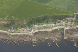 General oblique aerial view of Rockfield, looking WNW.