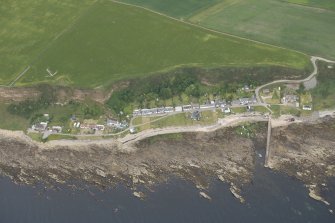 General oblique aerial view of Rockfield, looking WNW.