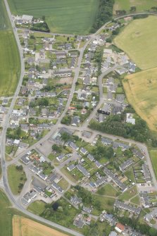Oblique aerial view of Hill of Fearn, looking NNW.