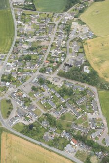 Oblique aerial view of Hill of Fearn, looking NNW.