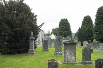 View of graveyard from south west