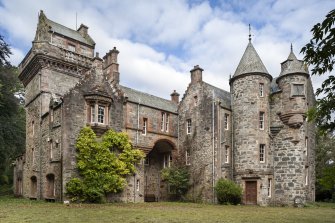 General view of main entrance from south.