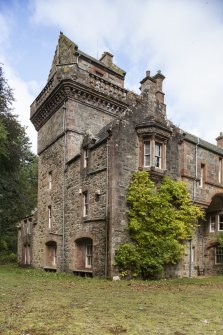 General view of south west face showing observatory tower.