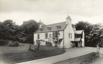 View of hunting lodge.
Titled 'Eriboll Lodge'.
PHOTOGRAPH ALBUM NO 16: EWING GIOMORE ALBUM.