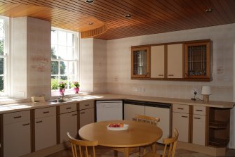 Interior, view of kitchen from North East.